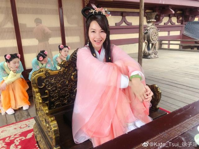 徐子珊内地拍古装剧装嫩被吐槽造型丑,回应:我去年演19岁!