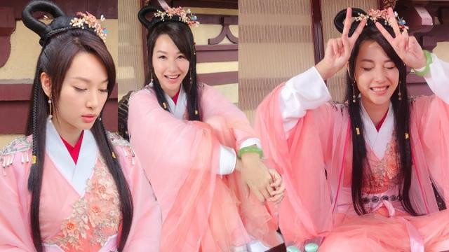 徐子珊内地拍古装剧装嫩被吐槽造型丑,回应:我去年演19岁!
