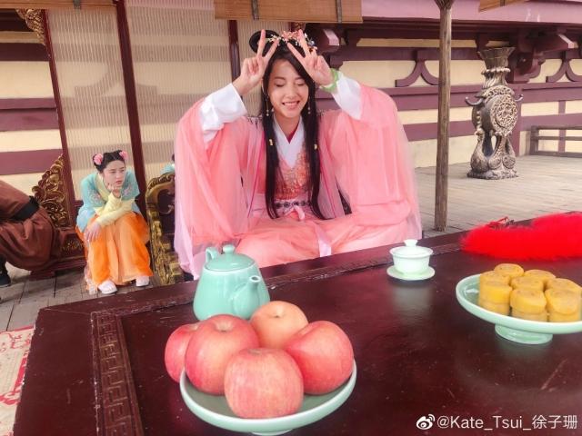 徐子珊内地拍古装剧装嫩被吐槽造型丑,回应:我去年演19岁!